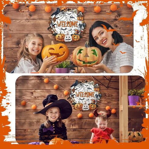 Huwena Thanksgiving Signs Door Decorations Turkey Hanging Sign Give Thanks Sign Wood Vintage Fall Door Sign Rustic Wall Plaque Wreath Hanging Decoration for Outdoor Outside Porch in Kuwait