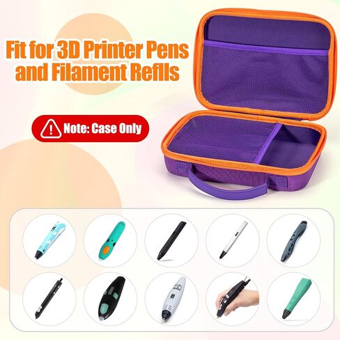 حافظة صلبة من Yewltvep متوافقة مع قلم SCRIB3D P1 Advanced/3D Doodler 3D/قلم MYNT3D Super 3D/قلم MYNT3D للطباعة الاحترافية ثلاثية الأبعاد/قلم طباعة SCRIB3D المتقدم ثلاثي الأبعاد/قلم Doodler Flow ثلاثي الأبعاد/حافظة MYNT3D Pro in Kuwait