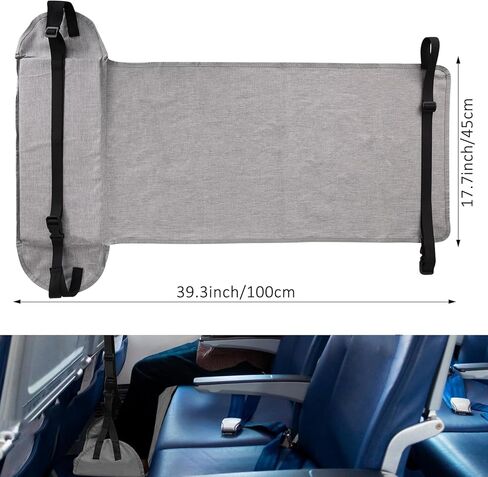Length Adjustable Airplane Foot Hammock Travel Foot Rest for Airplane Flights Foot Sling for Airplane Travel in Kuwait