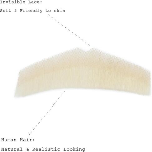 شارب واقعية للبالغين لليمة من الدانتيل البشري ، شارب واقعي للبالغين in Kuwait