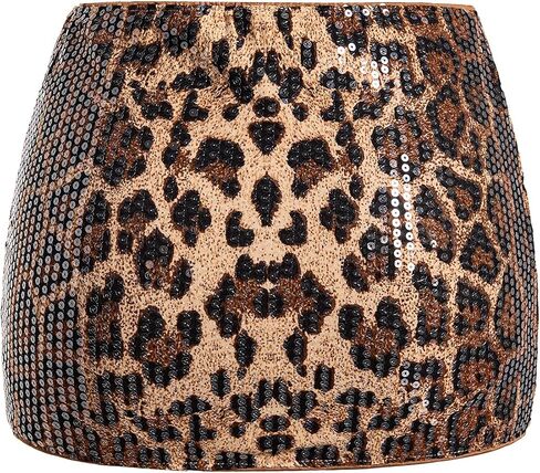 Floerns للسيدات الترتر منخفض الخصر Mini Mini Music Festival Night Out Skirt Shorts in Kuwait