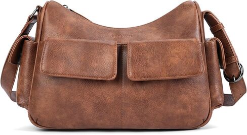 حقيبة كتف Aphison للنساء ، يحافظ على حقائب Crossbody جلد نباتي للسيدات ، حقائب اليد متعددة الجيوب in Kuwait