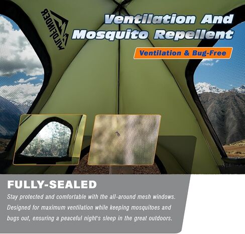 Truck Bed Tent, Waterproof PU3000mm Pickup Truck Tent for Camping 5.5-6 Ft Bed, 2-3 Person Sleeping Truck Tent, Portable for Car Camping in Kuwait