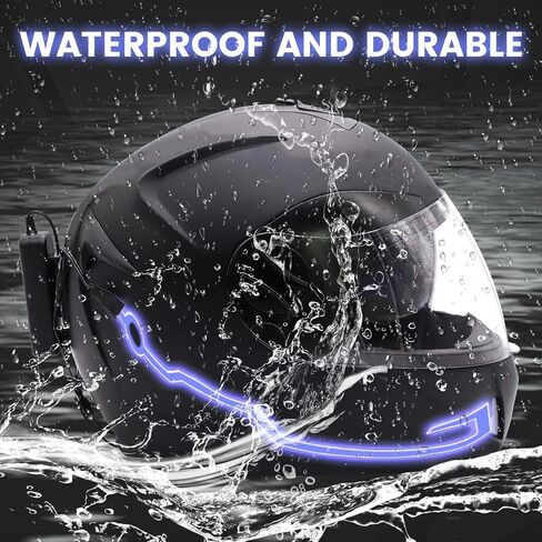 Motorcycle Helmet Light Bar, Cold Light Motorcycle Helmet Waterproof LED Sticker Kit Light Strip for Motorcycle Helmet DIY Night Signal Light(Purple) in Kuwait