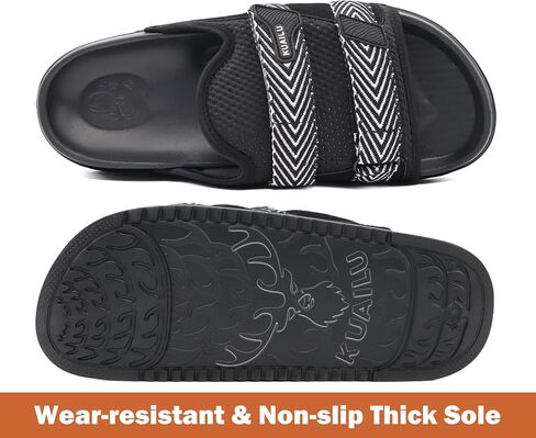 Kuailu Mens Songuls Mens Mens Mostral Arch Support Fabric Sandal Slippers Shoes Man Man Summer Cushion Slides in ourdoor Outdoor - in Saudi Arabia