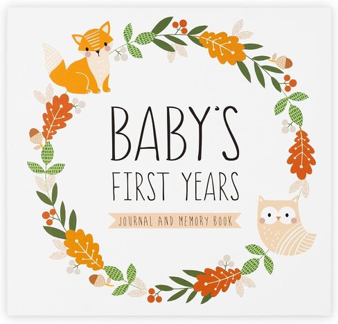 Baby Journal Memory Book for Girls - Baby Scrapbook Album for First 5 Years Baby Milestone Book - Keepsake for Baby Photos, Hardcover, Floral in Saudi Arabia
