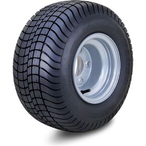 WANDA Golf Cart Tire Wheel Assembly 18X8.5-8 4-Ply with 4 Lugs on 4" PCD Silver Rim Set 4 in Kuwait