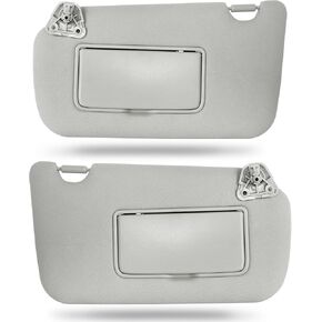 SHENKENUO Gray Left Driver & Right Passenger Side Sun Visor Compatible with (2002-2009) Dodge Ram 1500 2500 3500,Sun Visor Replacement Number 1CT18TL2AA (Drive & Passenger Side) in Kuwait