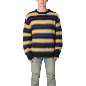 mnml Men's Striped Mohair Sweater in Kuwait