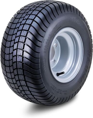 WANDA Golf Cart Tire Wheel Assembly 18X8.5-8 4-Ply with 4 Lugs on 4" PCD Silver Rim Set 4 in Saudi Arabia
