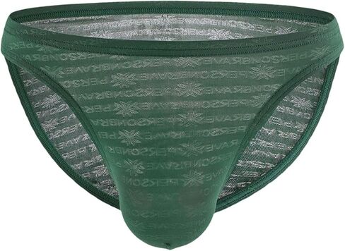 Tapuu Mens Mesh Ice Silk Low Rise Bikini Birks Indwear in Kuwait