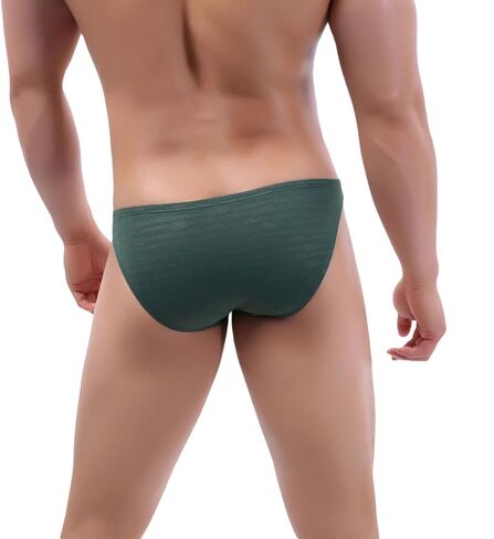 Tapuu Mens Mesh Ice Silk Low Rise Bikini Birks Indwear in Kuwait
