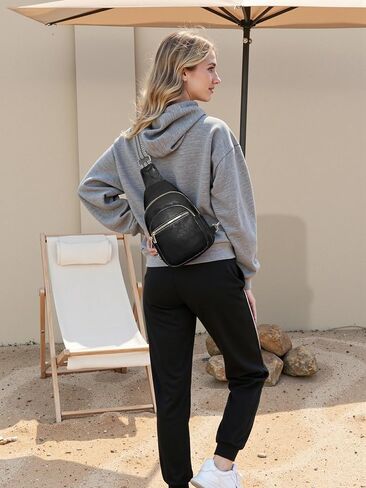 Small Leather Sling Bags for Women Fashion Crossbody Backpack Purse Sling Crossbody Bags in Kuwait