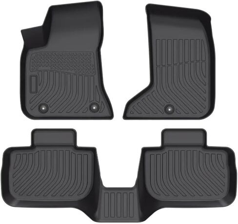 Cartist Floor Mats Custom Fit for Mazda CX-9 2016-2023 All Weather Floor Mat for CX 9 Accessories 2 Rows Liner TPE Heavy Duty in Saudi Arabia