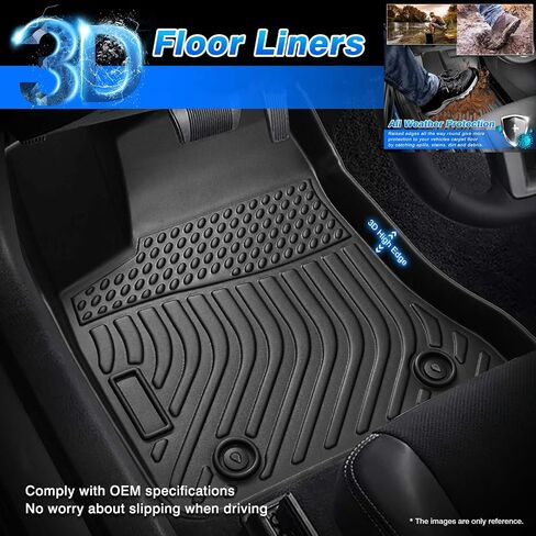 Cartist Floor Mats Custom Fit for Mazda CX-9 2016-2023 All Weather Floor Mat for CX 9 Accessories 2 Rows Liner TPE Heavy Duty in Saudi Arabia