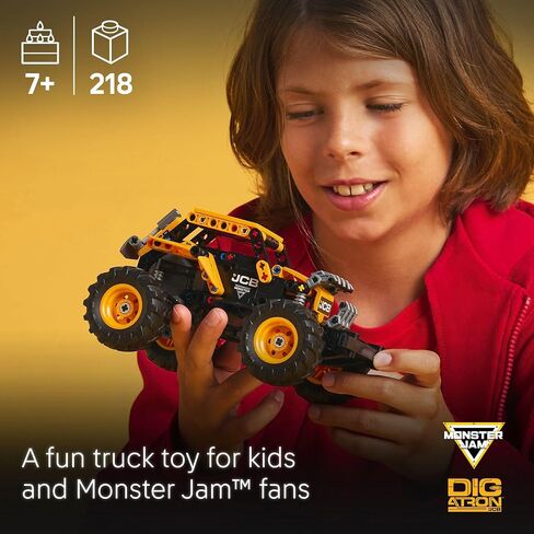 LEGO Technic Monster Jam Thunderroarus back Back Monster Truck Tuy - Building Toy for Kids ، Boys and Girls ، Ages 7+ - فكرة إبداعية لمحبي Monster Trucks - 42200 in Saudi Arabia