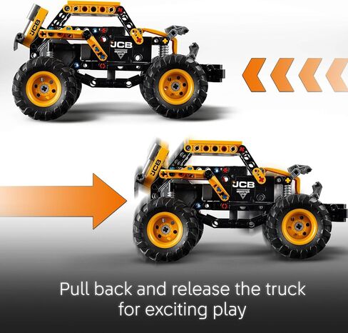 LEGO Technic Monster Jam Thunderroarus back Back Monster Truck Tuy - Building Toy for Kids ، Boys and Girls ، Ages 7+ - فكرة إبداعية لمحبي Monster Trucks - 42200 in Saudi Arabia