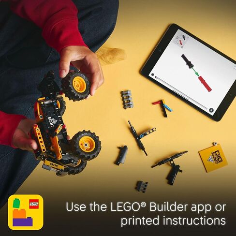 LEGO Technic Monster Jam Thunderroarus back Back Monster Truck Tuy - Building Toy for Kids ، Boys and Girls ، Ages 7+ - فكرة إبداعية لمحبي Monster Trucks - 42200 in Saudi Arabia