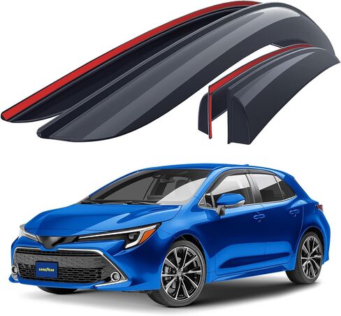 Goodyear Shatterproof Window Deflectors لجيب Grand Cherokee 2022-2025 ، حراس المطر على الشريط ، وأقنعة النوافذ ، وقناء تنحاف ، وملحقات السيارات ، 6 أجهزة كمبيوتر. - GY008897 in Kuwait