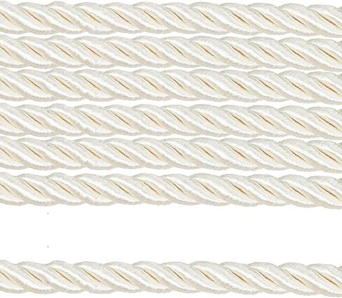 Fenghuangwu 10 Yards / 1cm Twisted Rope Cord Trim Nylon Rope Thread String for DIY,Home Decor,Sofa Furniture Decoration-Mix Orange in Kuwait