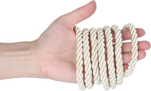 Fenghuangwu 10 Yards / 1cm Twisted Rope Cord Trim Nylon Rope Thread String for DIY,Home Decor,Sofa Furniture Decoration-Mix Orange in Kuwait