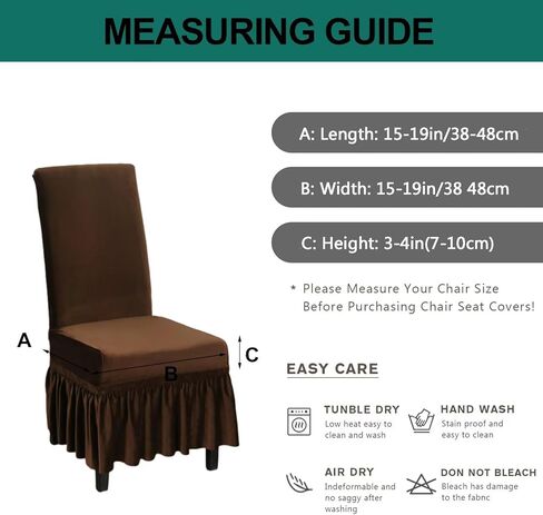 أغطية كرسي Niluoh Velvet مع كرسي غرفة طعام مسطّح يغطى أغطية Parsons كرسي ، غطاء محامي الأثاث غير القابل للانزلاق للمنزل ، المطبخ ، المأدبة (2 مساءً ، سيلفر رمادي) in Kuwait