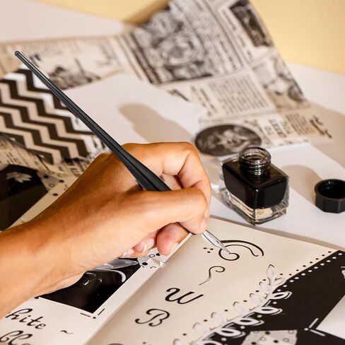 مجموعة Dip Pens Dip Pens Set ، مجموعة NIB Comic Pen ، قلم كاتب السوائل ، قلم Diped Pens و Nibs مجموعة مع NIBs القلم القلم 5pcs من الفولاذ المقاوم للصدأ بديل القنابل القنبيس للكتابة والرسم والتوقيع in Kuwait