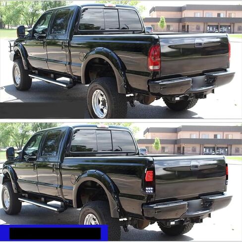 Rear Bumper Assembly compatible with 1999-2007 Ford F250 F350 Super Duty NON Sensor Hole Back Bumper for Turck, Chrome in Saudi Arabia