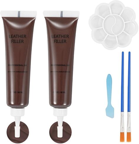 Vinyl and Leather Repair Kit, Black Vinyl Repair kit for Car Interiors, Furniture, Couches,Shoes,Restore Leather Scratch, Tears & Burn Hole in Saudi Arabia