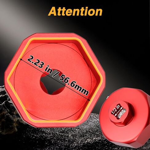 Aluminum Trailer Axle Hub Oil Bath Cap Wrench Compatible with Dexter 9K 10K General Duty Axle Fits Drum Number 8-415 (After July 2009), 8-430 (After April 2013) in Saudi Arabia