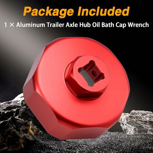 Aluminum Trailer Axle Hub Oil Bath Cap Wrench Compatible with Dexter 9K 10K General Duty Axle Fits Drum Number 8-415 (After July 2009), 8-430 (After April 2013) in Saudi Arabia