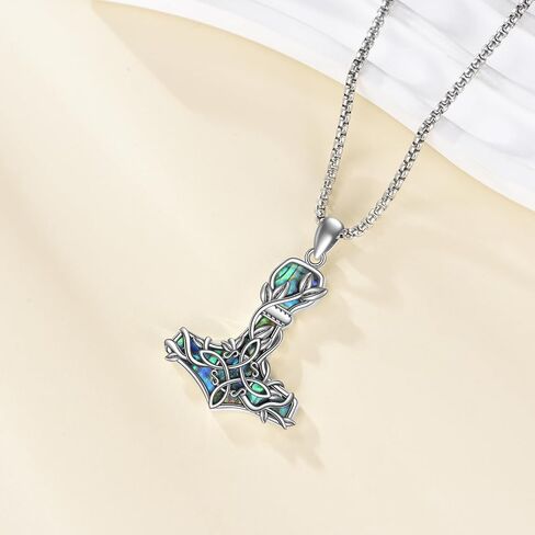 قلادة Hecate Snake 925 Sterling Silver Moonstone Triple Moon Goddess Key Key Hekate Wheel Sigil Jewelry for Women in Saudi Arabia