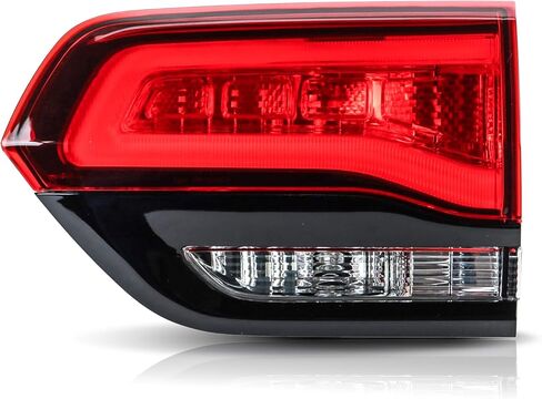 Tail Lights Assembly Compatible with 2014-2022 Jeep Grand Cherokee Left Driver Side Outer Rear Light, Replace OE#68236105AB, Black Frame in Kuwait