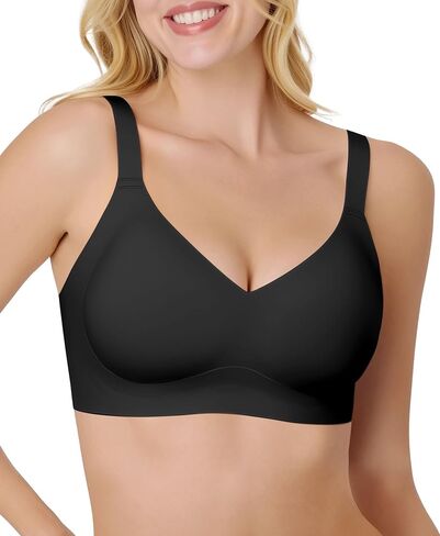 HORISUN Wireless Bras for Women Soft Comfortable No Underwire T Shirt Bra Seamless Full Coverage Bras with Support in Kuwait