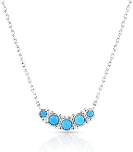Montana Silversmiths Netclace Womens Dream Out West Turq 18 "NC5649 in Saudi Arabia