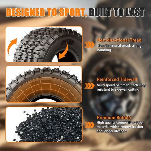 TRIPOWER Set of 4 ATV UTV Tires 27x9-12 & 27x11-12 6PR All Terrain Trail Sand Mud Off-Road 27x9x12 27x11x12 Tire, Tubeless in Kuwait