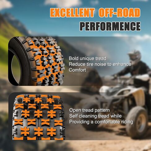 TRIPOWER Set of 4 ATV UTV Tires 27x9-12 & 27x11-12 6PR All Terrain Trail Sand Mud Off-Road 27x9x12 27x11x12 Tire, Tubeless in Kuwait