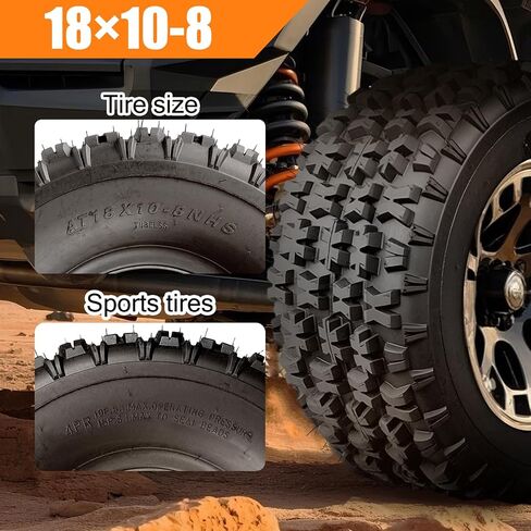TRIPOWER Set of 4 ATV UTV Tires 27x9-12 & 27x11-12 6PR All Terrain Trail Sand Mud Off-Road 27x9x12 27x11x12 Tire, Tubeless in Kuwait