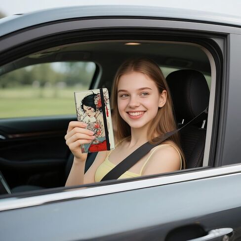 Car Registration and Insurance Card Holder, PU Leather Driver Vehicle License Document Glove Box Compartment Organizer, Green Dragon Automobile Accessories Car Document Holder Wallet in Kuwait