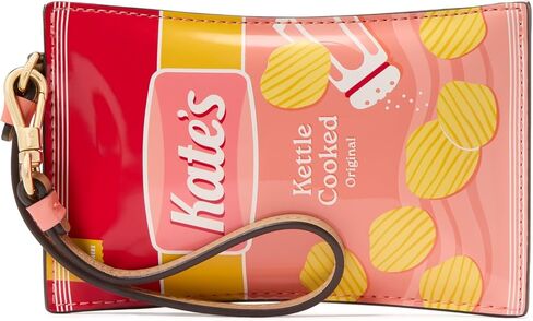 kate spade new york Fresh Picks Printed Smooth Leather Compact Wristlet, Multi in Saudi Arabia