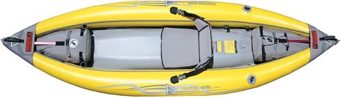 Advanced Elements Attack™ PRO Whitewater Kayak القابل للنفخ - AE1051-Y كاياك Whitewater قابل للنفخ مع مضخة - 9 أقدام و9 بوصات - 25.5 رطل - أصفر in Kuwait