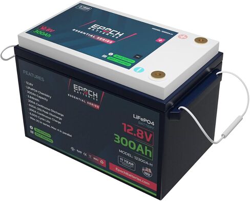 12V 460Ah Essential Series - Bluetooth & Heated LiFePO4 Battery, Group 8D, 5.88 kWh for Marine, RV, Solar, Off-Grid Power Systems (12V 460Ah) in Saudi Arabia