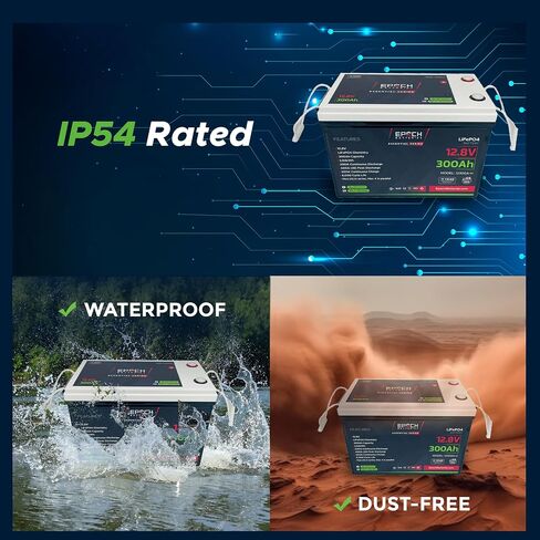 12V 460Ah Essential Series - Bluetooth & Heated LiFePO4 Battery, Group 8D, 5.88 kWh for Marine, RV, Solar, Off-Grid Power Systems (12V 460Ah) in Saudi Arabia