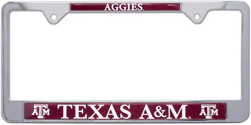 Officially Licensed Premium Shiny Chrome Metal License Plate Frame - Second Generation - Mascot Version (Baylor) in Kuwait