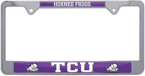 Officially Licensed Premium Shiny Chrome Metal License Plate Frame - Second Generation - Mascot Version (Baylor) in Kuwait