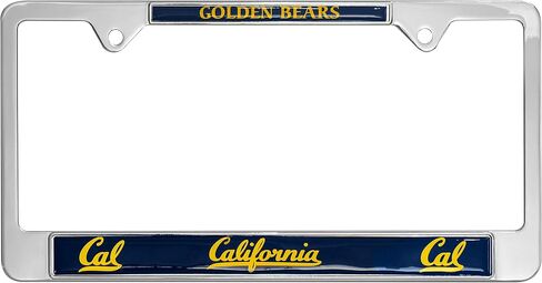 Officially Licensed Premium Shiny Chrome Metal License Plate Frame - Second Generation - Mascot Version (Baylor) in Kuwait