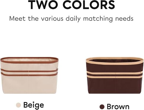 Tote Bag Insert Purse Organizer Insert with Cup Holder Dividers for Inside Purse (Large) in Kuwait