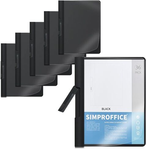 36 حزمة أغلفة تقارير مقطع الأرجوحة ، واضحة الأمامية والبحرية الأزرق الخلفي ، 9 × 11.4 بوصة ، مجلدات عرض بلاستيكي مع مقطع للاستخدام المهني in Kuwait