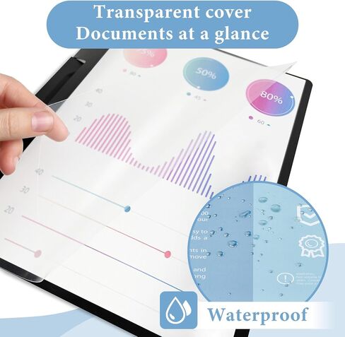 36 حزمة أغلفة تقارير مقطع الأرجوحة ، واضحة الأمامية والبحرية الأزرق الخلفي ، 9 × 11.4 بوصة ، مجلدات عرض بلاستيكي مع مقطع للاستخدام المهني in Kuwait