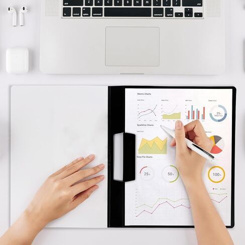 36 حزمة أغلفة تقارير مقطع الأرجوحة ، واضحة الأمامية والبحرية الأزرق الخلفي ، 9 × 11.4 بوصة ، مجلدات عرض بلاستيكي مع مقطع للاستخدام المهني in Kuwait